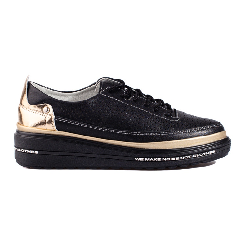 Deportivas Shelovet piel negra negro