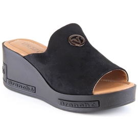 Vinceza W 10907 sandalias cuña negro
