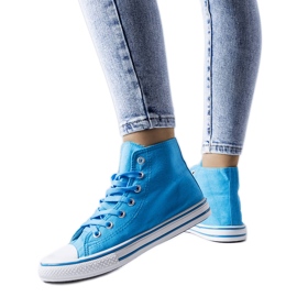 Zapatillas altas azules de Alaine