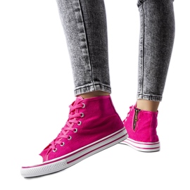 Zapatillas altas rosas de Alaine rosado