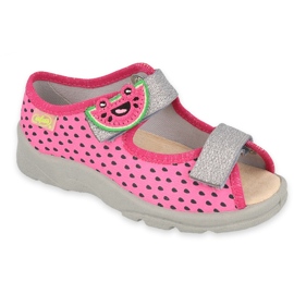 Zapatos befado niño 869Y169 negro rosa plata
