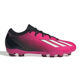 Botas de fútbol Adidas X Speedportal.3 Mg M GZ2477 rosa rosas y morados