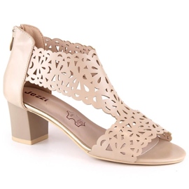 Sandalias caladas Jezzi W RMR1954-8 beige