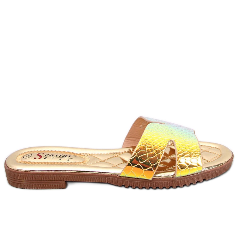 BM Babuchas mujer Duey Gold opalescente dorado
