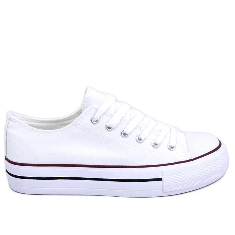 BM Zapatillas clásicas de mujer Fargis White blanco