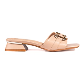Babuchas Shelovet mujer elegantes beige