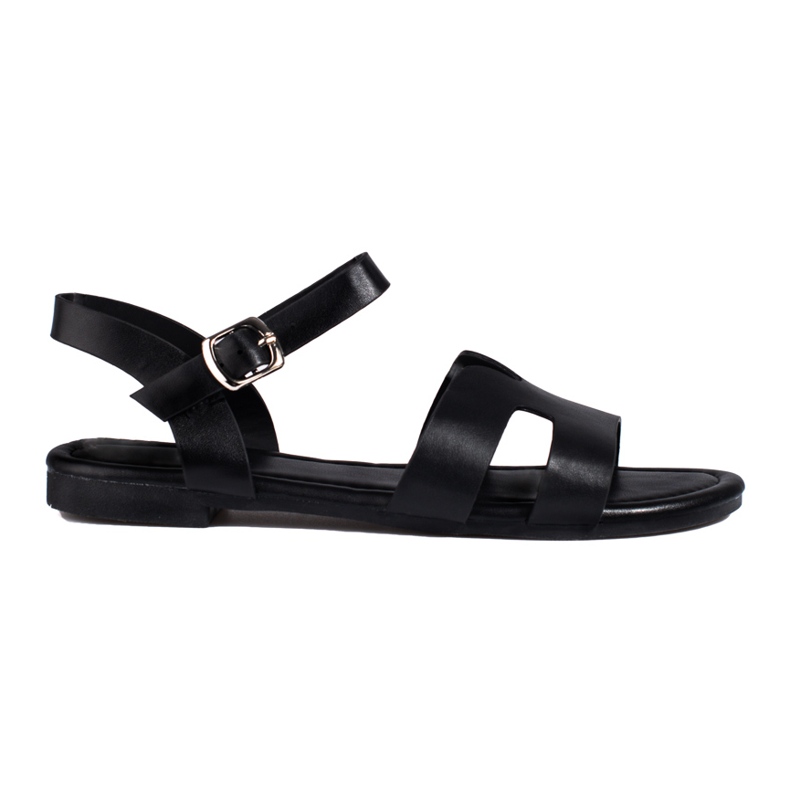 Sandalias planas negras Shelovet negro