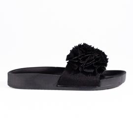 Chanclas plataforma Shelovet negro