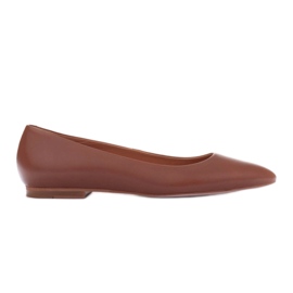 Marco Shoes bailarinas ligeras marrón