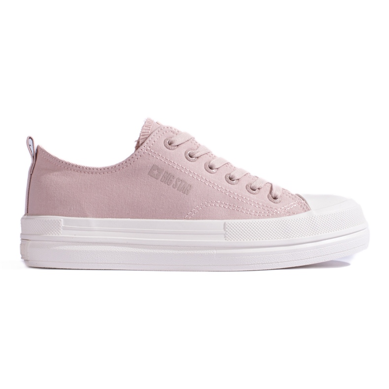 Zapatillas de mujer en la plataforma rosa Big Star LL274970800 rosado