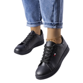 Deportivas Mothé de ecopiel negra negro