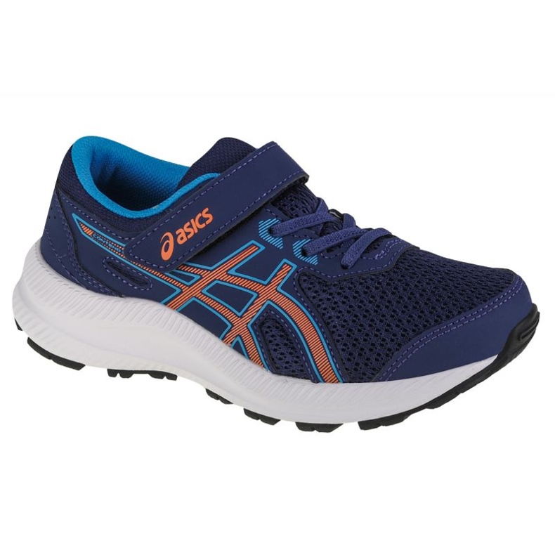 Asics Contender 8 Ps Jr 1014A258-405 zapatos para correr azul Asics Contender 8 Ps Jr 1014A258-405 zapatos para correr azul