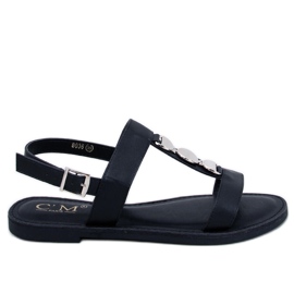 BM Sandalias mujer Cheek Black metalizado negro BM Sandalias mujer Cheek Black metalizado negro