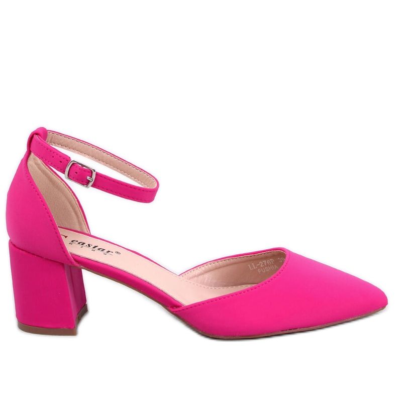 Vonetta Zapatos de Tacón Bajo Abierto Fucsia rosado