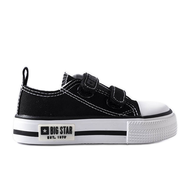 Big Star KK374080 zapatillas negras para niños negro