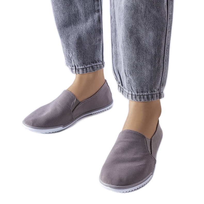 Zapatillas elásticas grises de Gaulin
