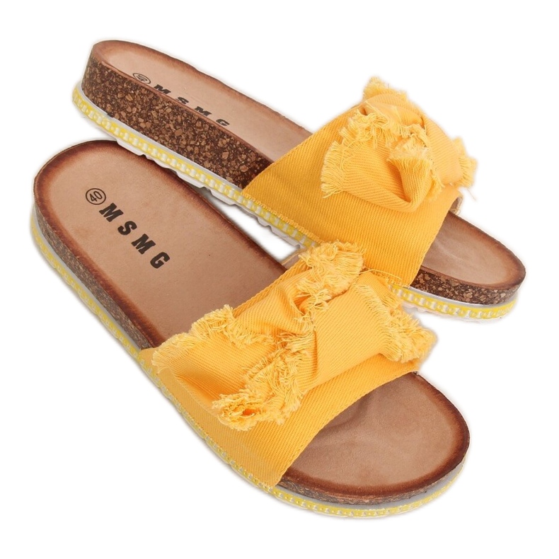 BM Pantuflas Mujer Feary Amarillo BM Pantuflas Mujer Feary Amarillo