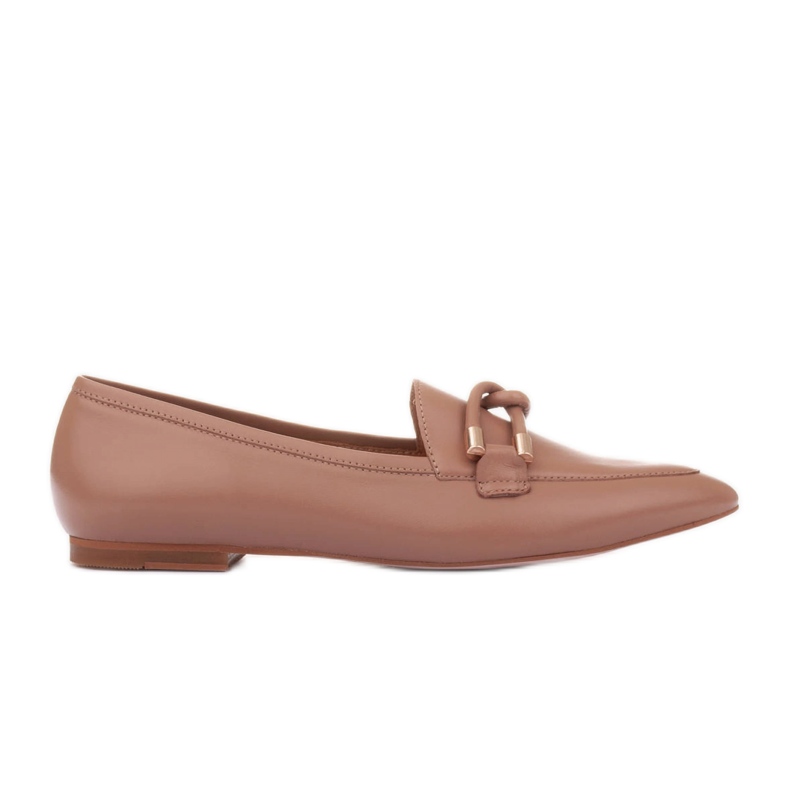 Marco Shoes mocasines adornados beige