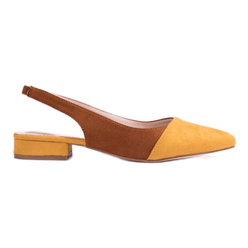 Zapatos de tacón abierto de mujer Shelovet marrón