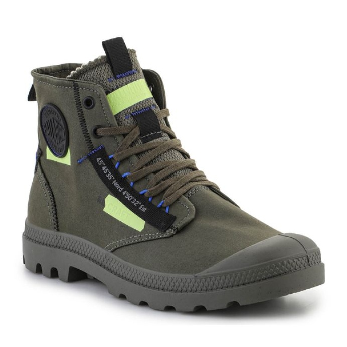 Zapatos Palladium Pampa Hi Re-Craft U 77220-309-M verde