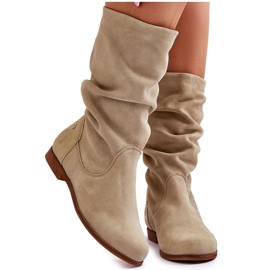Botas Mujer Ante Maciejka 05057-09 Verde Claro