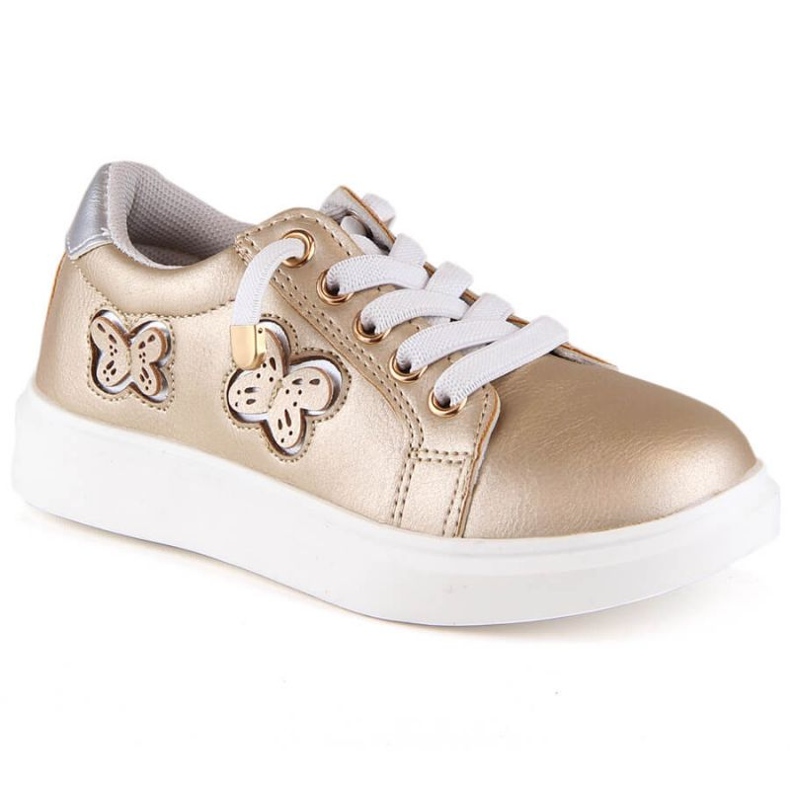 Zapatos dorados metalizados Miss Jr. EVE420B