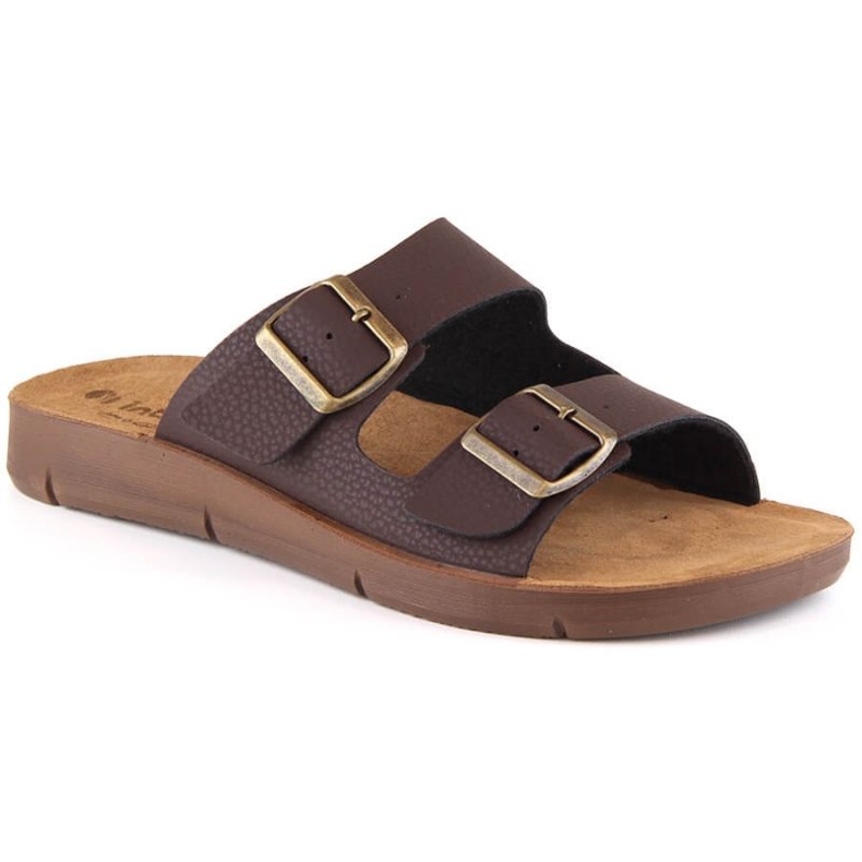 Zapatillas cómodas Inblu M CM000028-043 marrón