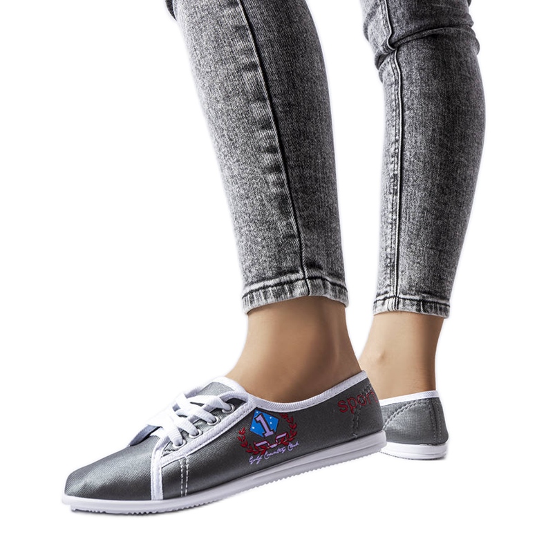 Deportivas Woodstock de mujer grises
