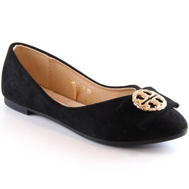 Bailarinas mujer ante negro tacón bajo Potocki BB23004