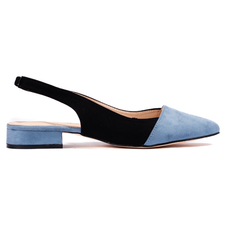 Zapatos de tacón abierto de mujer Shelovet negro