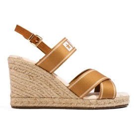 Sandalias mujer Big Star beige LL274883