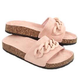 Chanclas Cadena Corcho Jarvis Rosa rosado