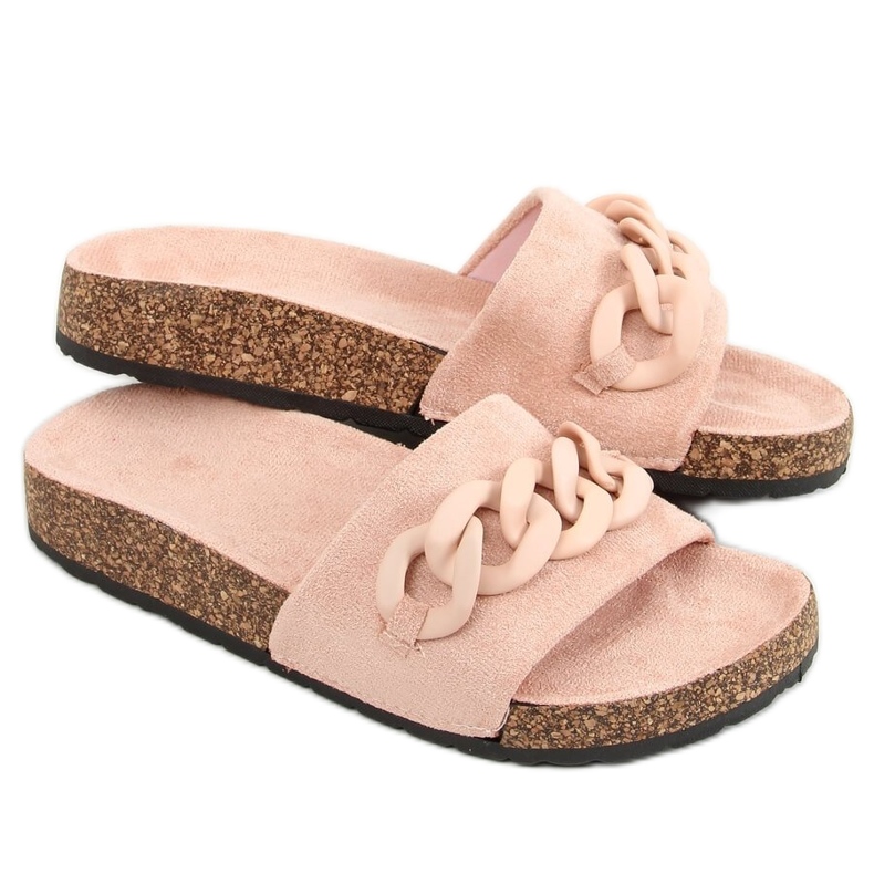 Chanclas Cadena Corcho Jarvis Rosa rosado