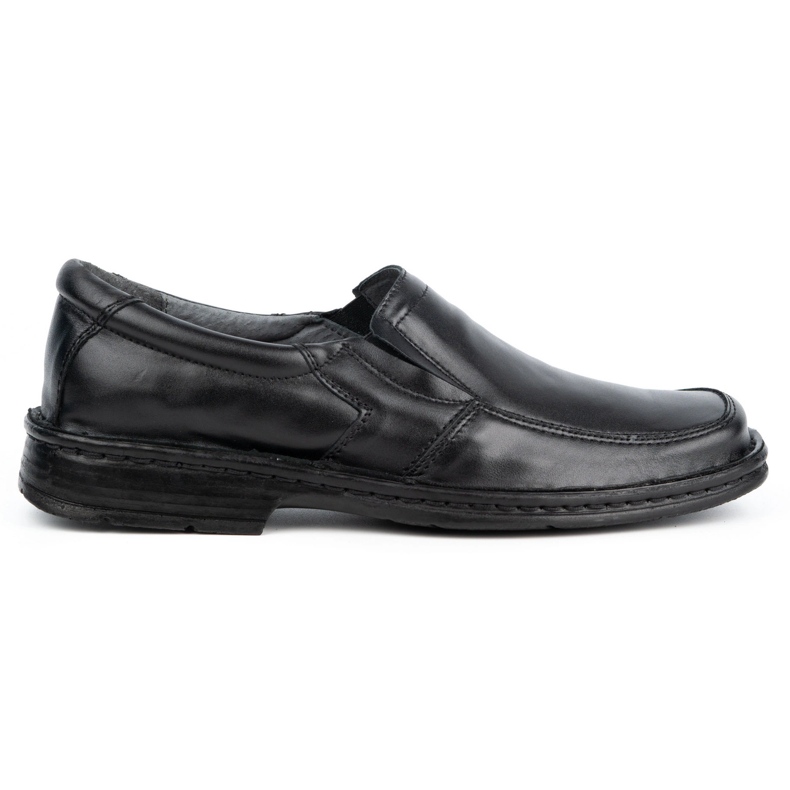 WASAK Mocasines slip-on de piel para hombre 0114W, negro WASAK Mocasines slip-on de piel para hombre 0114W, negro