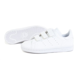 Zapatillas deportivas Adidas Stan Smith FX7535 blancas con velcro blanco