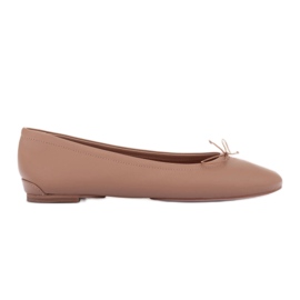 Marco Shoes bailarinas passo beige