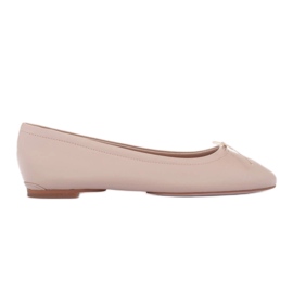 Marco Shoes bailarinas passo beige