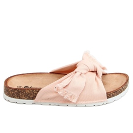 BM Pantuflas Corcho Algodón Rosa Hawn rosado BM Pantuflas Corcho Algodón Rosa Hawn rosado