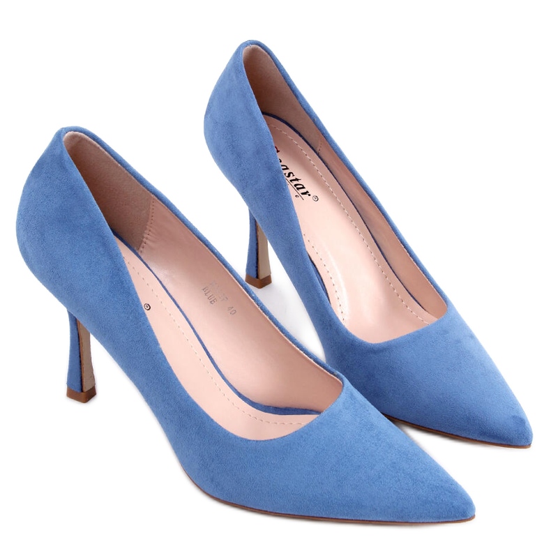 Stilettos mujer Giorgia Blue ante azul Stilettos mujer Giorgia Blue ante azul