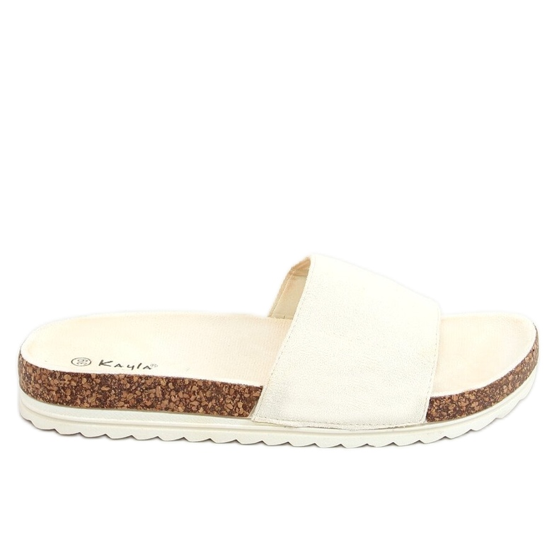 Zapatillas de casa de corcho para mujer Stoner Beige