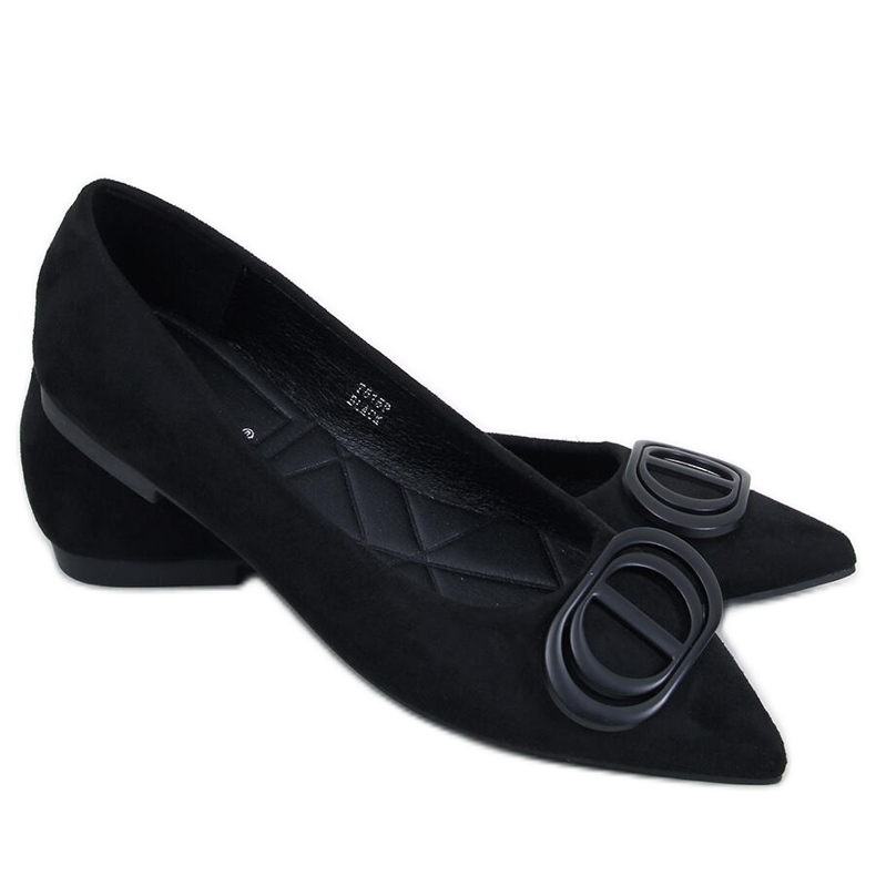 Bailarinas Arte Black con puntera almendrada negro