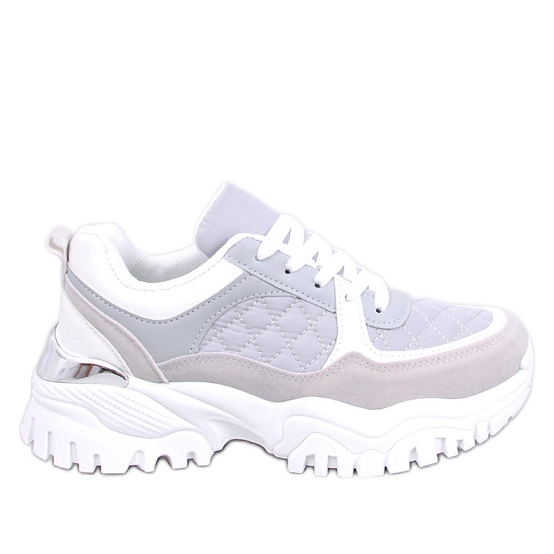 Deportivas cuña Ortega grises violeta Deportivas cuña Ortega grises violeta