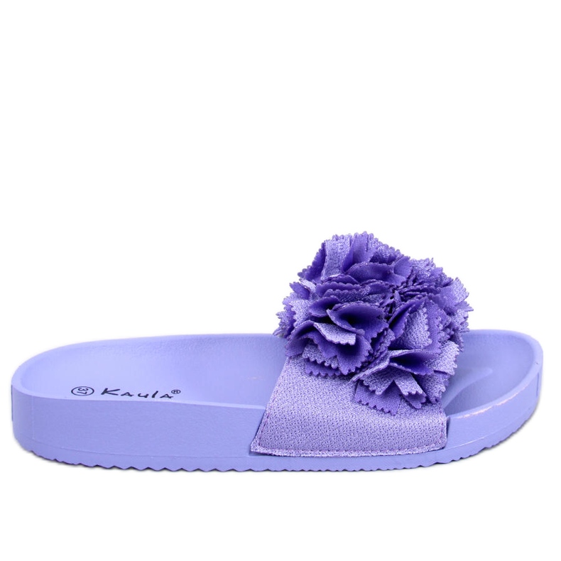 Zapatillas casa mujer con flores Traille Morado violeta Zapatillas casa mujer con flores Traille Morado violeta