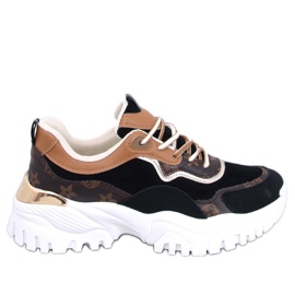 BM Nesbit zapatillas negras con cuña negro