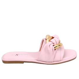 BM Chanclas con cadena Tobin Pink rosa
