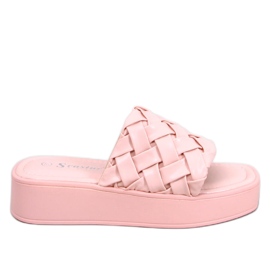 Sandalias Cuña Inaba Rosa