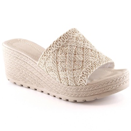 Sandalias mujer cuña beige Artiker 52C1289 Sandalias mujer cuña beige Artiker 52C1289