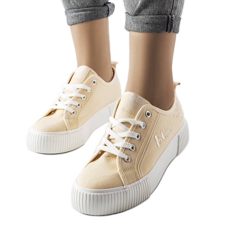 Lee Cooper LCW-23-31-1808L zapatillas beige