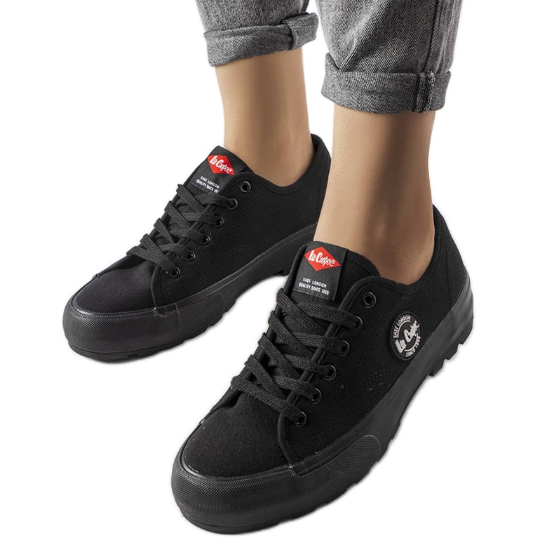 Lee Cooper LCW-23-44-1652L zapatillas negras negro