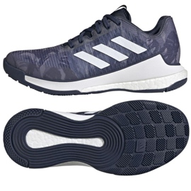 Zapatillas de voleibol adidas CrazyFlight W HR0632 azul azul